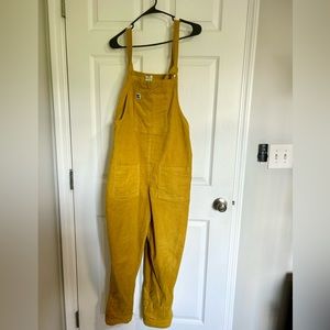 Lucy & Yak original yellow cotton dungarees